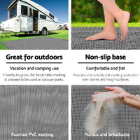 Weisshorn 4M X 2.5M Annex Matting Floor Mats Mesh Caravan Camping Annexe thumbnail