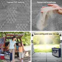 Weisshorn 4M X 2.5M Annex Matting 600GSM Floor Mats Mesh Caravan Camping Annexe thumbnail