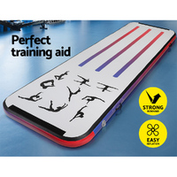 Everfit 3M Air Track Gymnastics Tumbling Mat Exercise Cheerleading Unique Style thumbnail