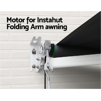 Instahut 230V Folding Arm Awning Replacement Motor with remote 40NM thumbnail