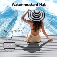 Seamanship EVA Foam Boat Flooring Mat Decking Sheet 240x90x0.6cm Light Grey thumbnail