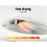 Cefito Electric Bidet Toilet Seat Cover Auto Smart Water Wash Dry Panel Control thumbnail