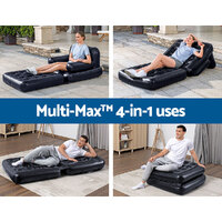 Bestway Inflatable Air Chair Seat Lounge Couch Lazy Sofa Blow Up Ottoman thumbnail