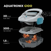 Bestway Robotic Pool Cleaner Cordless Automatic Robot Clean Swimming Pools Floor thumbnail