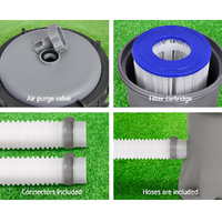 Bestway Pool Pump Cartridge Filter 330GPH 1249L/H Flowclear Filters Cleaner thumbnail