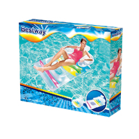 Bestway Pool Float Inflatable Lounge Seat Pillow Bed thumbnail