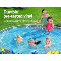 Bestway Kids Pool 244x46cm Round Above Ground Rigid Swimming Pools Undersea 2074L thumbnail