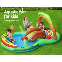 Bestway Kids Pool 295x199x130cm Inflatable Above Ground Swimming Play Pools 111L thumbnail