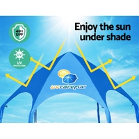 Bestway Kids Pool 183x51cm Steel Frame Swimming Play Pools Canopy 930L thumbnail