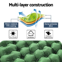 Weisshorn Self Inflating Mattress Camping Sleeping Mat Air Bed Pad Double Pillow thumbnail