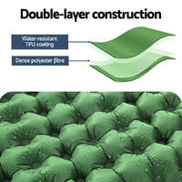 Weisshorn Self Inflating Mattress Camping Sleeping Mat Air Bed Pad Single Pillow thumbnail