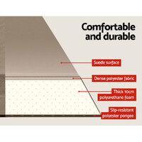 Weisshorn Self Inflating Mattress 10CM Camping Sleeping Mat Air Double Coffee thumbnail