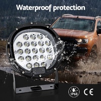 Giantz Pair LED Driving Lights 7 Inch Flood Spot Lights Car Truck SUV 12V 24V thumbnail