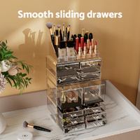 Embellir Makeup Case Acrylic Cosmetic Organizer Storage Box Jewellery Holder thumbnail
