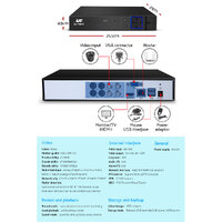 UL-tech CCTV Security System 4CH DVR 4 Cameras 1080p thumbnail