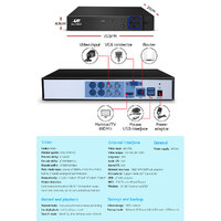 UL-tech CCTV Security System 4CH DVR 4 Cameras 1TB Hard Drive thumbnail
