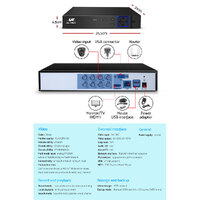 UL-tech CCTV Security System 8CH DVR 4 Cameras 1TB Hard Drive thumbnail