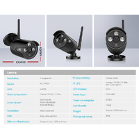 UL-tech Wireless CCTV Security System 8CH NVR 3MP 8 Bullet Cameras 4TB thumbnail