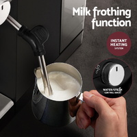 Devanti 20 Bar Coffee Machine Espresso Cafe Maker Black thumbnail