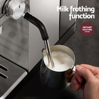Devanti 20 Bar Coffee Machine Espresso Cafe Maker thumbnail