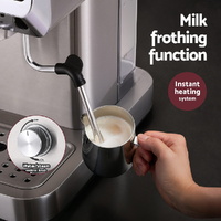 Devanti 20 Bar Coffee Machine Espresso Cafe Maker thumbnail