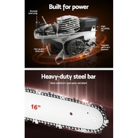 Giantz Chainsaw Petrol 45CC 16" Bar Commercial E-Start Pruning Chain Saw,Giantz Chainsaw Petrol 45CC 16" Bar Commercial E-Start Pruning Chain Saw 3.5H thumbnail
