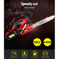 Giantz Chainsaw Petrol 52CC 20" Bar Commercial E-Start Pruning Chain Saw,Giantz Chainsaw Petrol 52CC 20" Bar Commercial E-Start Pruning Chain Saw 4.0H thumbnail