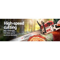 Giantz Chainsaw Petrol 62CC 20" Bar Commercial E-Start Pruning Chain Saw Spark Plug,Giantz Chainsaw Petrol 62CC 20" Bar Commercial Chain Saw E-Start P thumbnail