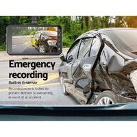 UL-tech Dash Camera 1080P 4" Front Rear View,UL-tech Dash Camera 1080P 4" Front Rear View Cam Car DVR Reverse Recorder 32GB thumbnail