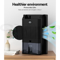 Devanti Dehumidifier 2L Air Purifier Black thumbnail