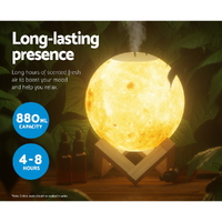 Devanti Aroma Diffuser Aromatherapy Moon Lamp 880ml thumbnail