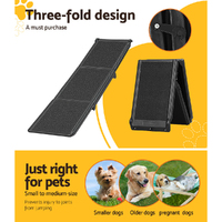 i.Pet Dog Ramp Pet Stairs Steps Car Travel SUV Ladder Foldable Portable Adjustable thumbnail