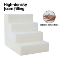 i.Pet Dog Ramp Foam Dog Cover Stairs Portable Cat Ladder For Sofa Bed 4 Steps thumbnail