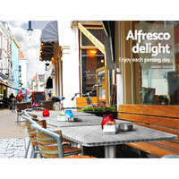 Gardeon Outdoor Bar Table Adjustable Aluminium Square 70/110cm thumbnail