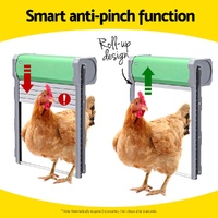 Giantz Automatic Chicken Coop Door Opener Cage Closer Timer Light Sensor thumbnail