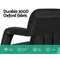 Artiss Lounge Sofa Bed With Armrest Heated Floor Recliner Futon Couch Folding Chair Cushion thumbnail
