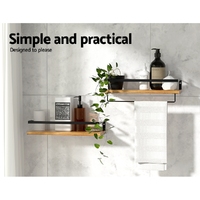 Artiss Floating Wall Shelf Set of 2 thumbnail