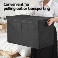 Keezi Large Toy Box Chest Storage with Flip-Top Lid Foldable Organizer Bins thumbnail