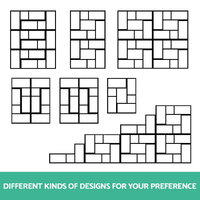 Artiss Bookshelf L Shape DIY - Black thumbnail