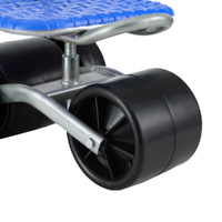 Gardeon Garden Stool Seat Foldable with Wheels Blue thumbnail