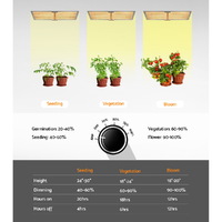 Green Fingers Max 3000W Grow Light LED Full Spectrum Indoor Plant All Stage Growth thumbnail