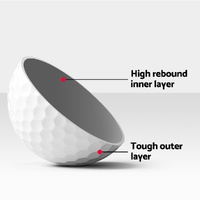 Everfit 24pcs Golf Ball Set Reusable Distance Golf Balls Practice Training thumbnail