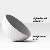 Everfit 48pcs Golf Ball Set Reusable Distance Golf Balls Practice Training thumbnail