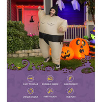 Inflatable Sumo Costume Adult Suit Blow Up Party Fancy Dress Halloween Cosplay thumbnail