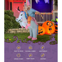 Inflatable Unicorn Costume Adult Suit Blow Up Party Fancy Dress Halloween Cosplay thumbnail