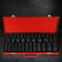 Giantz 35pcs 1/2" Drive Impact Socket Set Metric 8-32mm with Case thumbnail