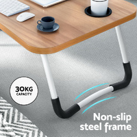 Laptop Desk Table Foldable Stand Lap Tray Sofa Bed Portable Adjustable Desks thumbnail