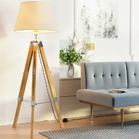 Artiss Tripod Floor Lamp Adjustable Height LED Light Stand Home Room Reading thumbnail