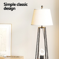 Artiss Floor Lamp 2 Tier Shelf Storage LED Light Stand Home Living Room Upright thumbnail