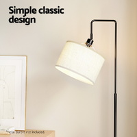 Artiss Floor Lamp 2 Tier Shelf Storage LED Light Stand Home Room Adjustable Head thumbnail